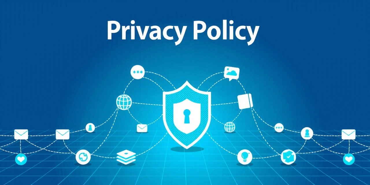 Digital illustration of a robust security shield protecting various data icons, representing strong data protection measures.