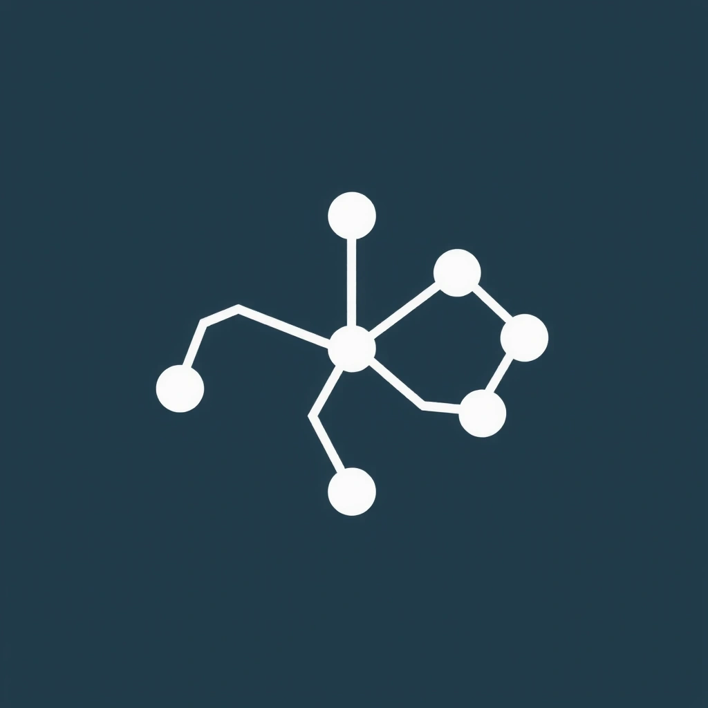 Hyaluronic acid molecule icon